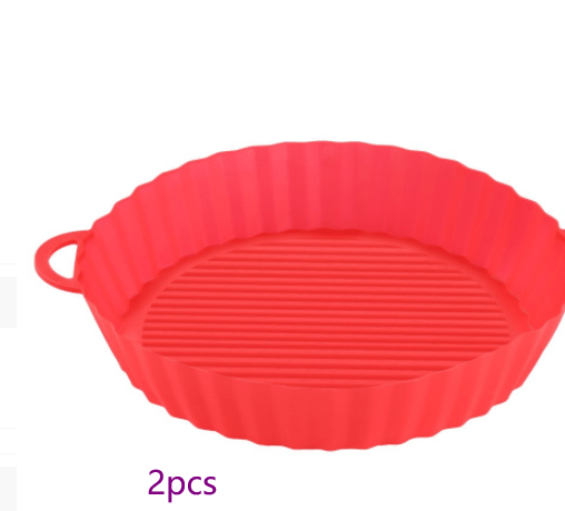 Air Fryer Tray Silicone Kitchen Supplies AirFryer Silicone Pot Grill Pan Accessories Disposable Paper Liner - Krosscanada