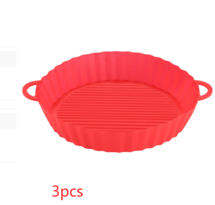 Air Fryer Tray Silicone Kitchen Supplies AirFryer Silicone Pot Grill Pan Accessories Disposable Paper Liner - Krosscanada