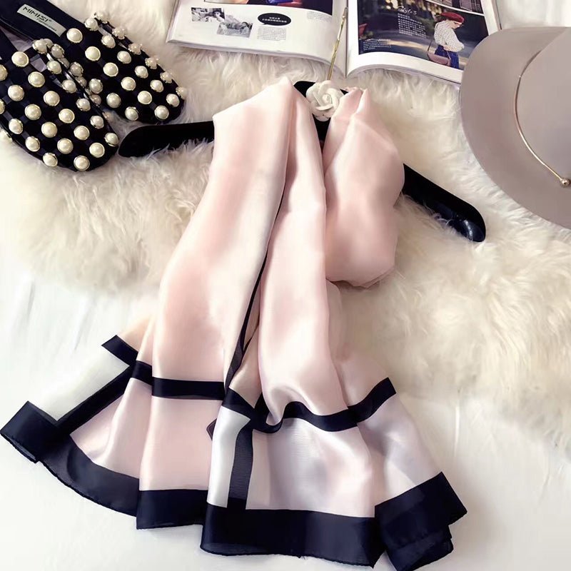 All - Match Spring, Autumn And Winter Silk Scarf Women Thin Scarf - Krosscanada