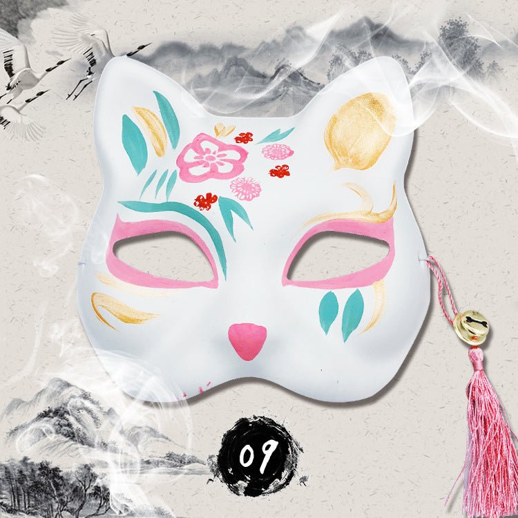 Anime hand painted fox mask - Krosscanada