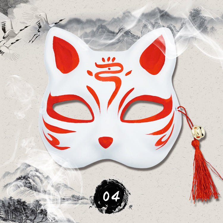Anime hand painted fox mask - Krosscanada
