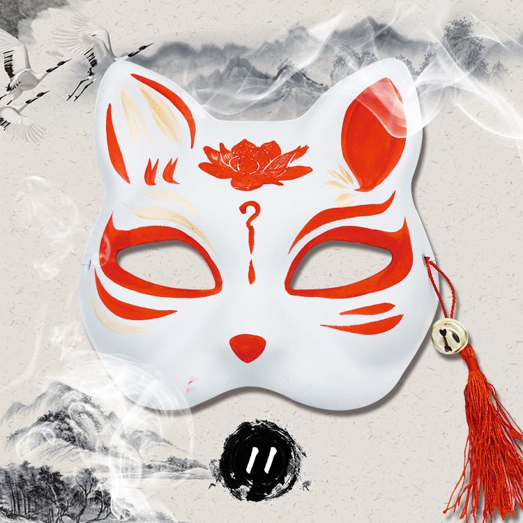 Anime hand painted fox mask - Krosscanada