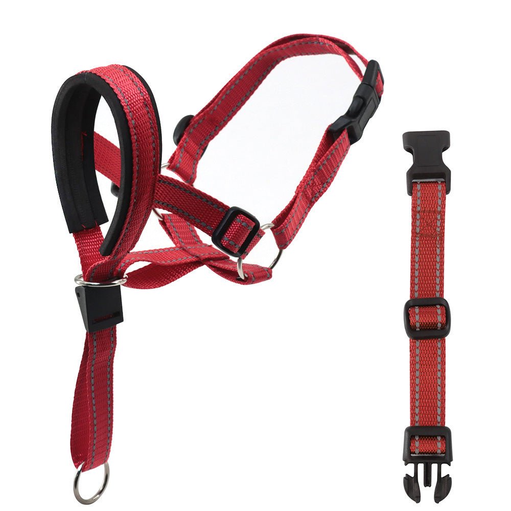 Anti Barking Anti Bite And Explosion Proof Pet Nylon Muzzle - Krosscanada