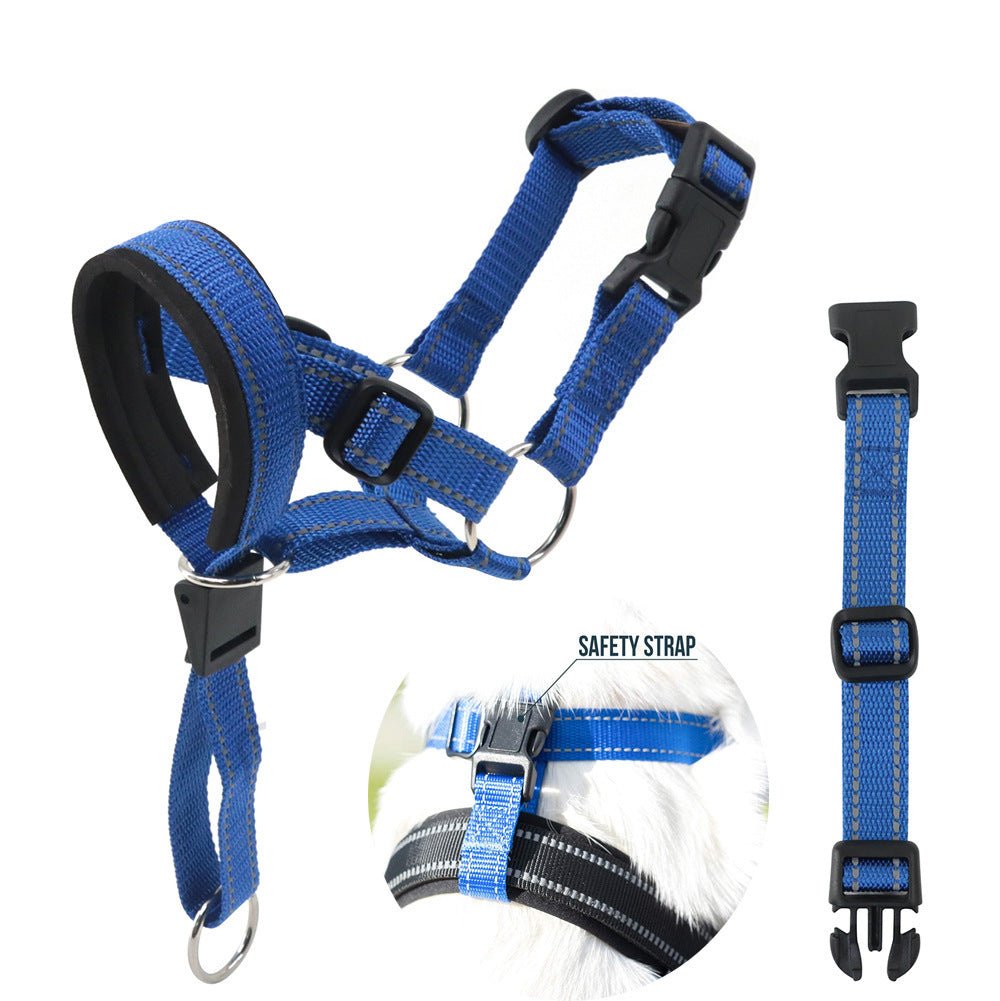 Anti Barking Anti Bite And Explosion Proof Pet Nylon Muzzle - Krosscanada