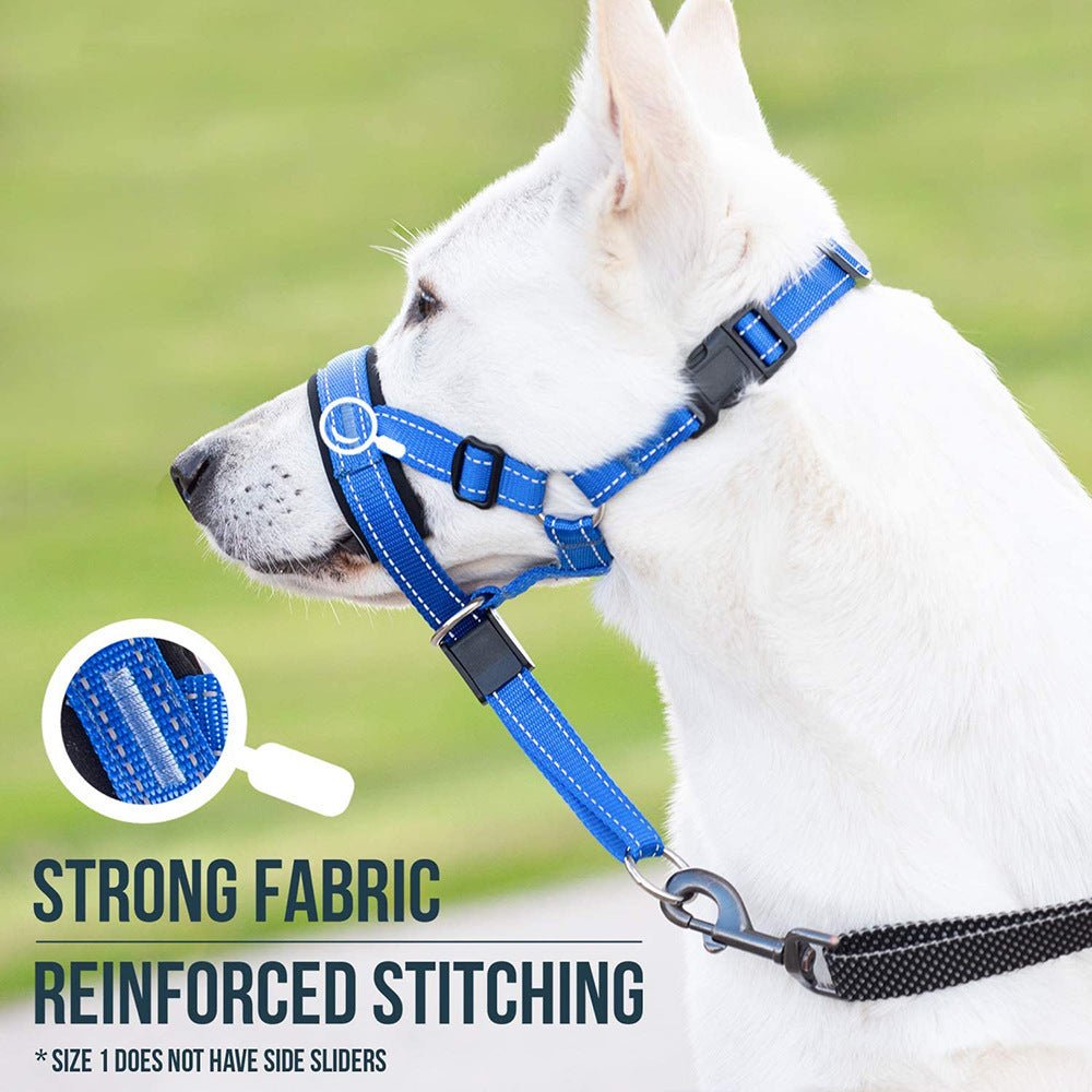 Anti Barking Anti Bite And Explosion Proof Pet Nylon Muzzle - Krosscanada