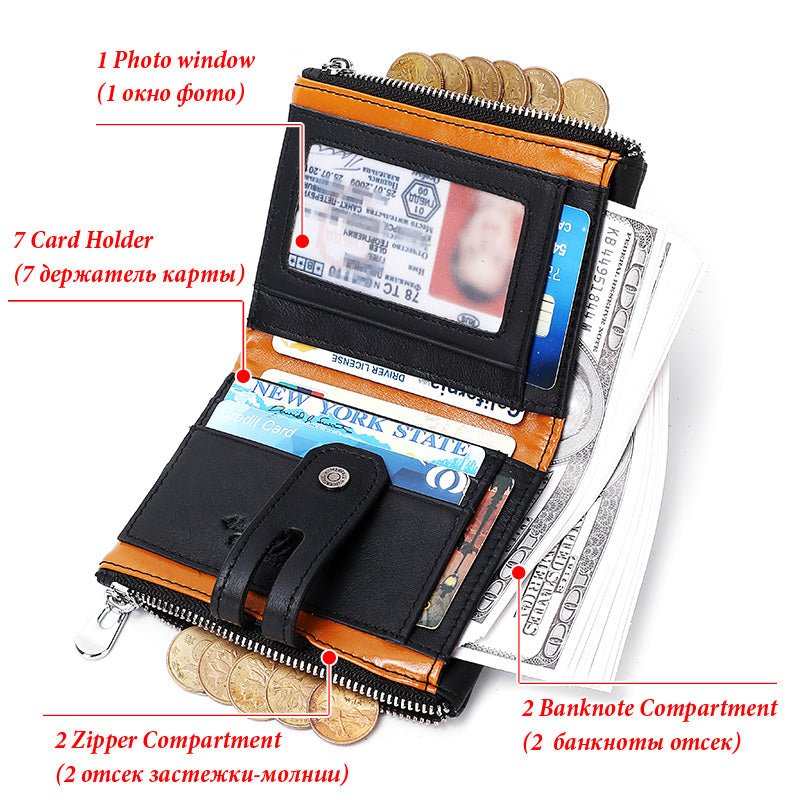 Anti - theft brush wallet - Krosscanada