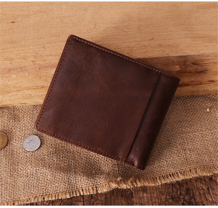 Antimagnetic leather men's wallet - Krosscanada