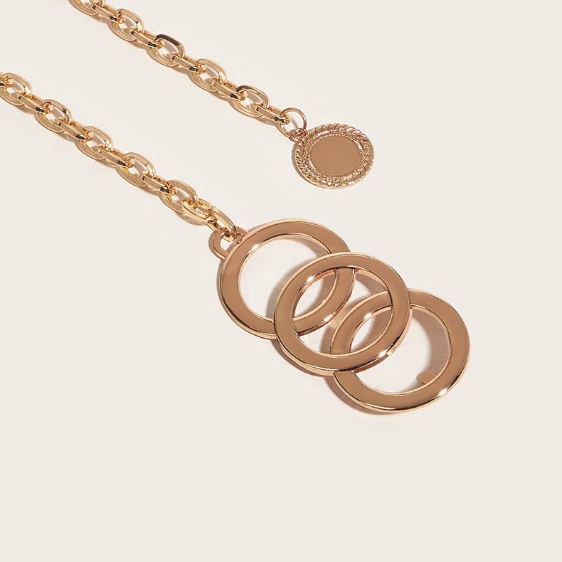 Atmospheric Metal Pendant Waist Chain Women Accessories - Krosscanada
