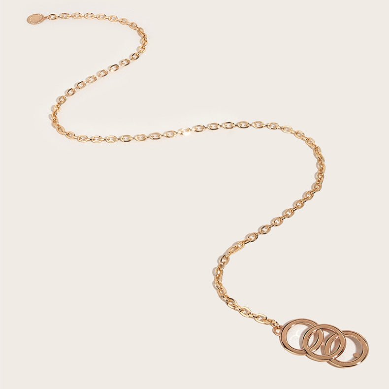 Atmospheric Metal Pendant Waist Chain Women Accessories - Krosscanada