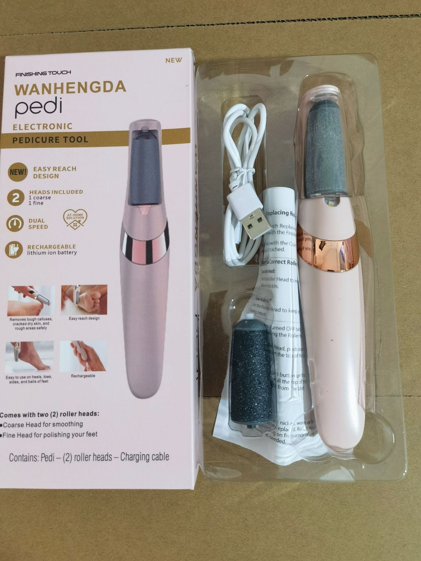 Automatic Foot Rubbing Calluses Pedicure Pedicure Tool Electric Foot Grinder - Krosscanada