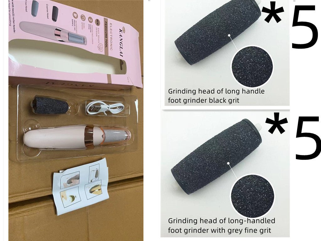 Automatic Foot Rubbing Calluses Pedicure Pedicure Tool Electric Foot Grinder - Krosscanada