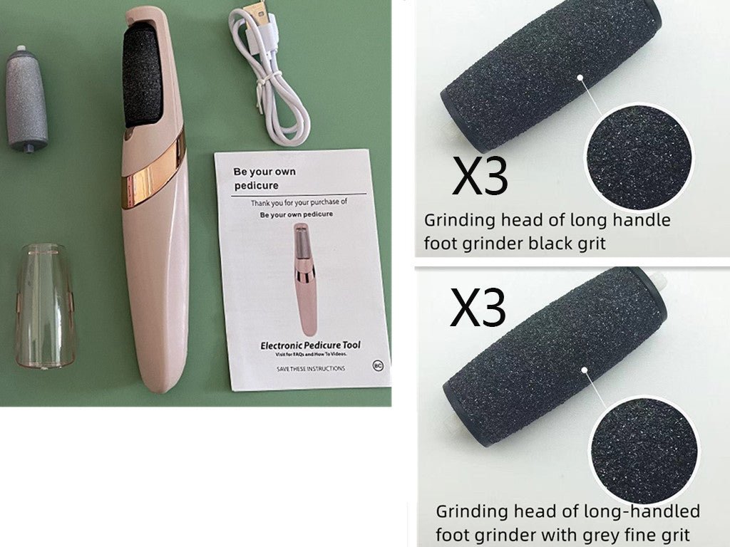 Automatic Foot Rubbing Calluses Pedicure Pedicure Tool Electric Foot Grinder - Krosscanada