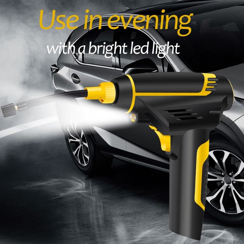 Automatic Portable Handheld Digital LED Smart Car Air Compressor Pump - Krosscanada