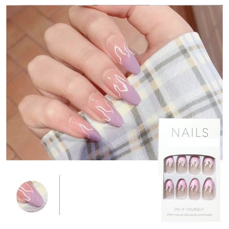 Autumn Winter Web Celebrity Nail Patch Nail Piece False Nail - Krosscanada