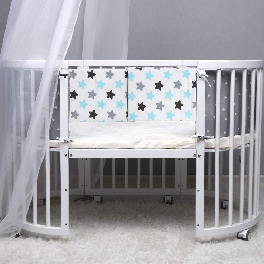 Baby Bed Thicken Bumper One - piece Crib Around Cushion - Krosscanada