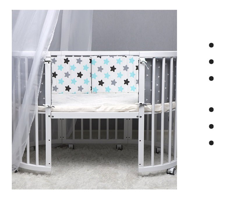 Baby Bed Thicken Bumper One - piece Crib Around Cushion - Krosscanada