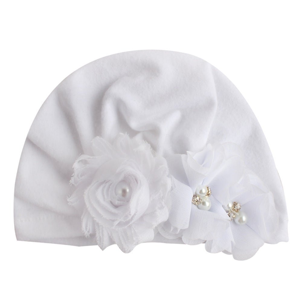 Baby Cotton Sun Flower Plus Four Flower Head Cap - Krosscanada