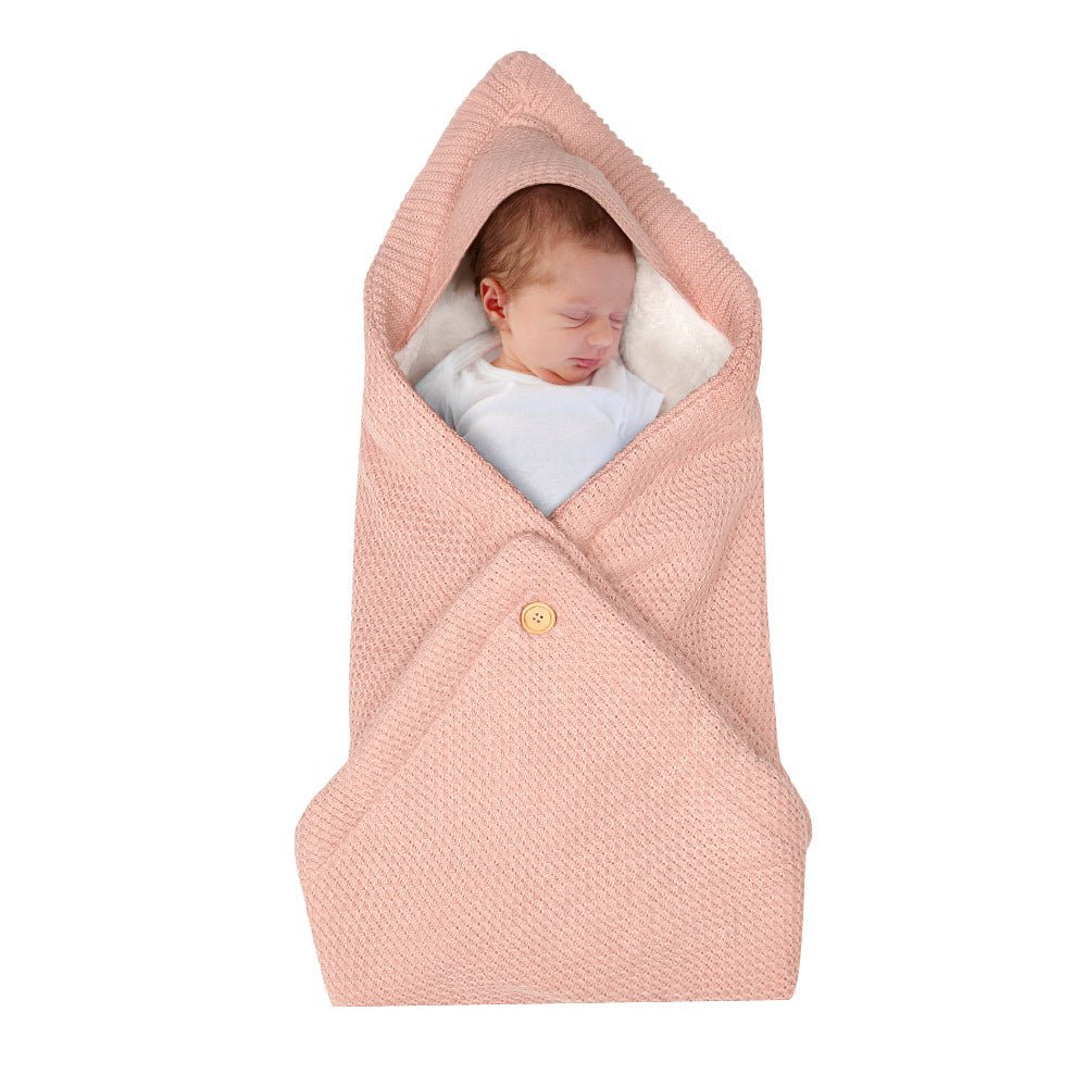 Baby jacquard plus velvet sleeping bag multi - purpose - Krosscanada