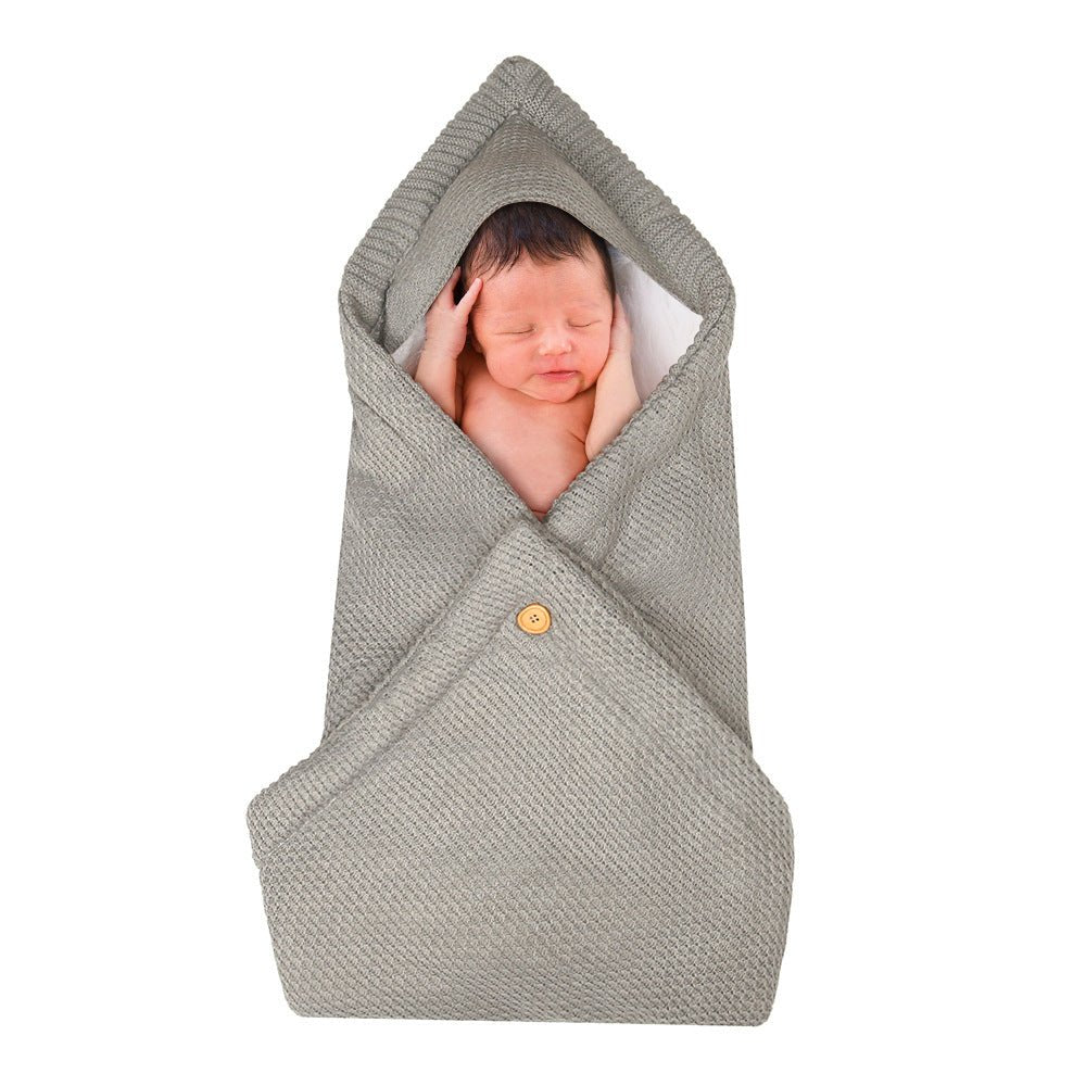 Baby jacquard plus velvet sleeping bag multi - purpose - Krosscanada