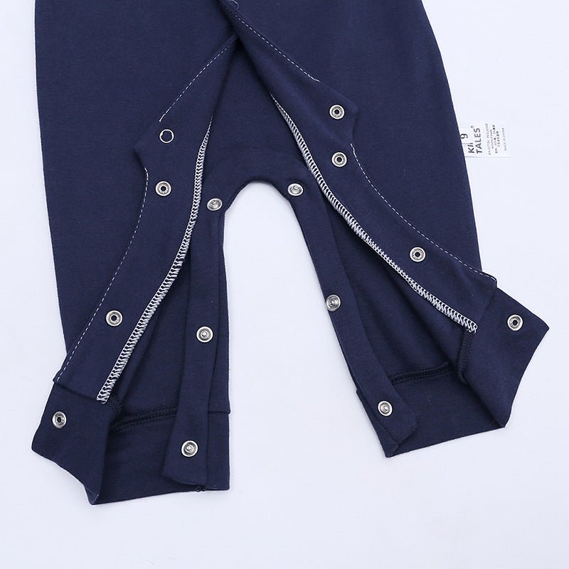 Baby One - year - old Dress Bow Tie Shirt Gentleman Romper - Krosscanada
