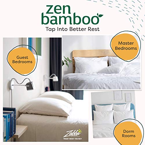 Bamboo Pillows for King Size, Set of 2 - Krosscanada