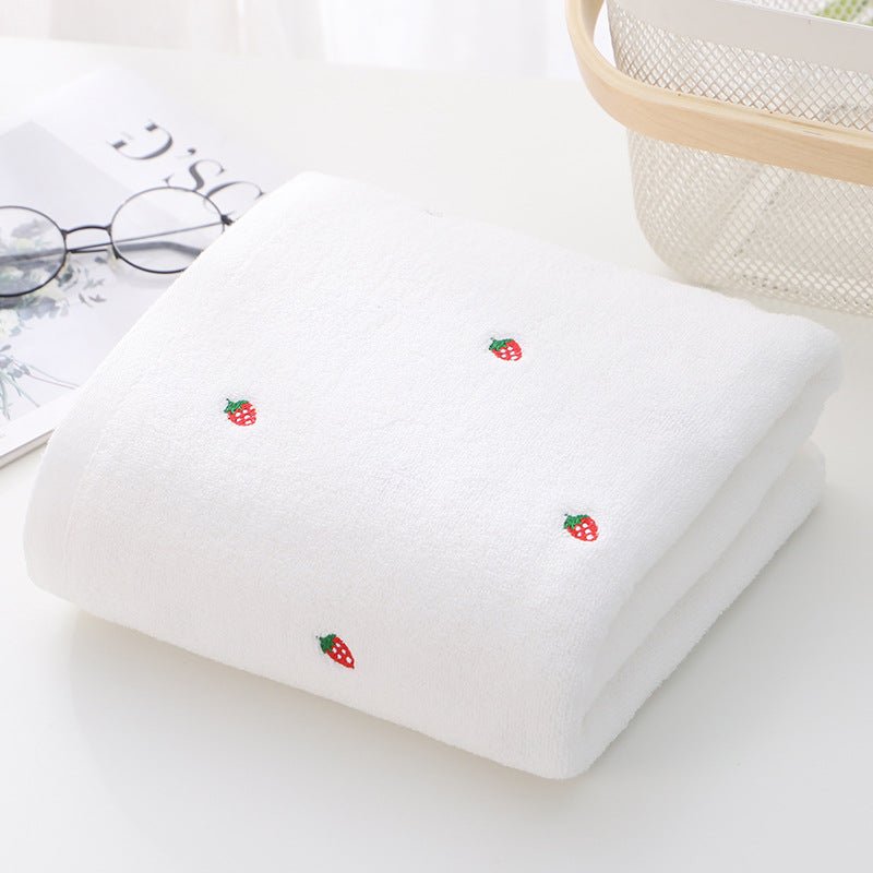 Bath Towel Pure Cotton Embroidery Gift Bath Towel - Krosscanada
