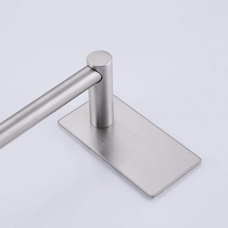 Bathroom Toilet Towel Bar Single Towel Rack Hanging Rod Bathroom Accessories - Krosscanada