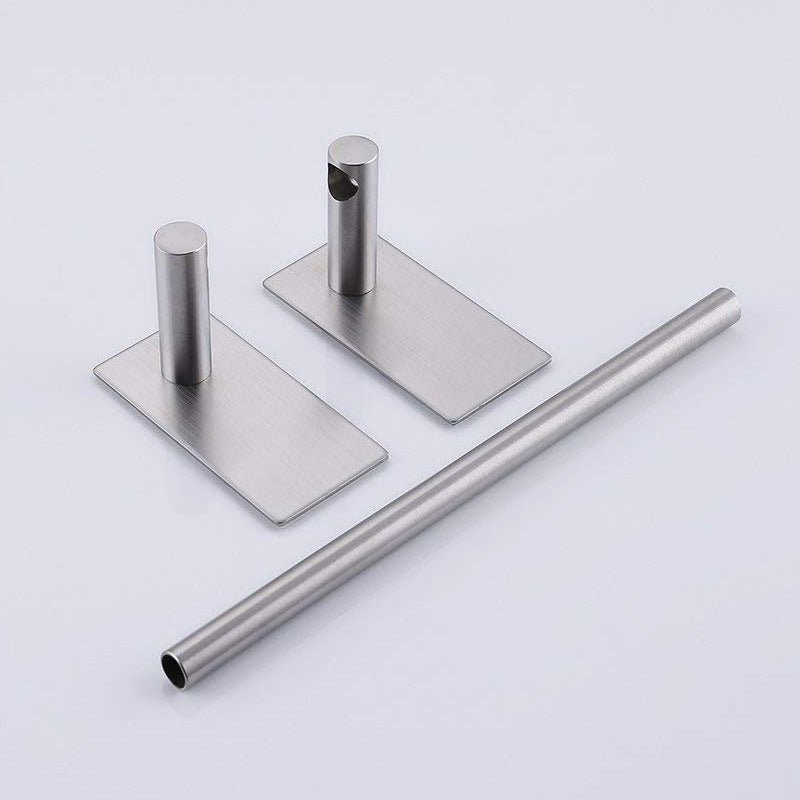 Bathroom Toilet Towel Bar Single Towel Rack Hanging Rod Bathroom Accessories - Krosscanada