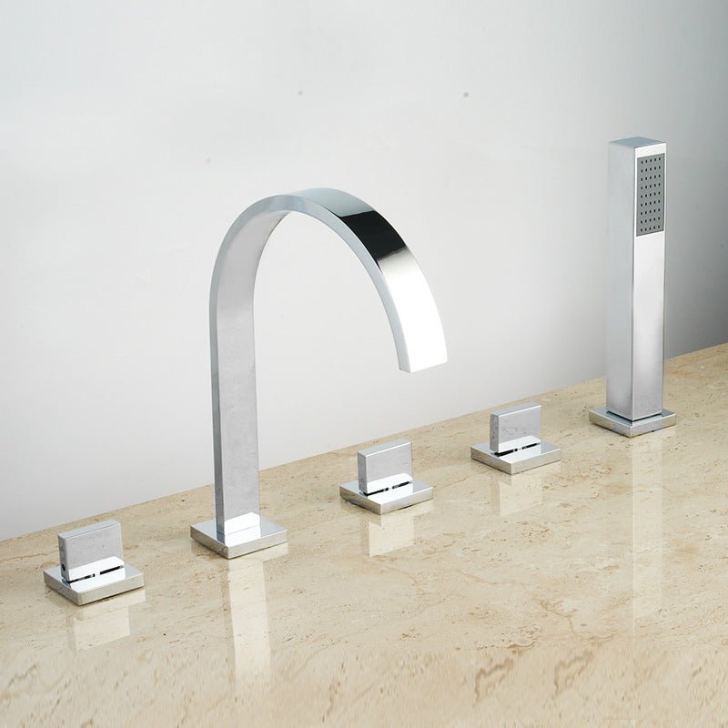 Bathtub Copper Five - hole Shower Faucet - Krosscanada