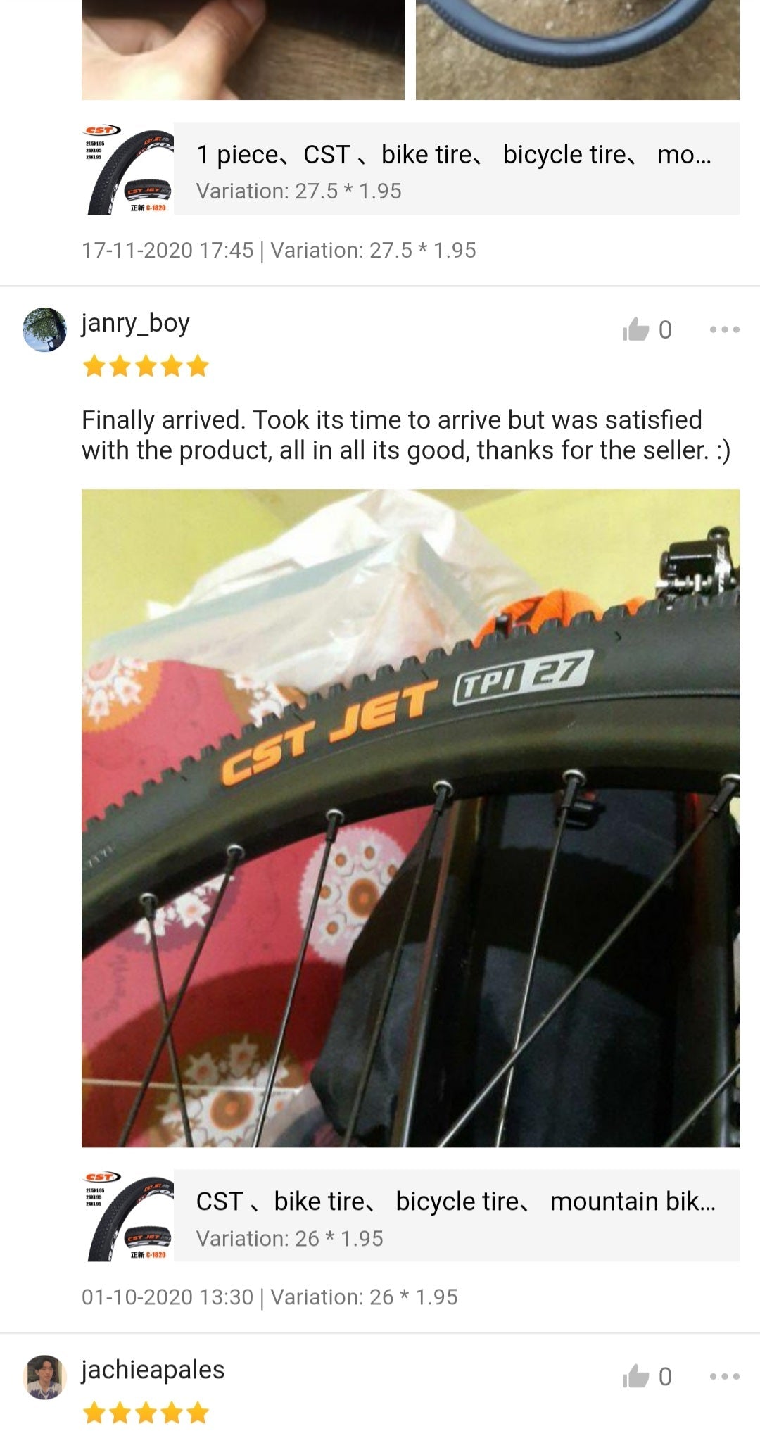 Bicycle Cst mountain Tires - Krosscanada