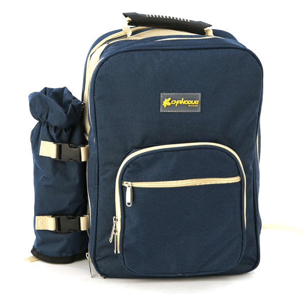 Branch road outdoor 4 person meal pack four person picnic bag camping bag burning utensils tableware - Krosscanada