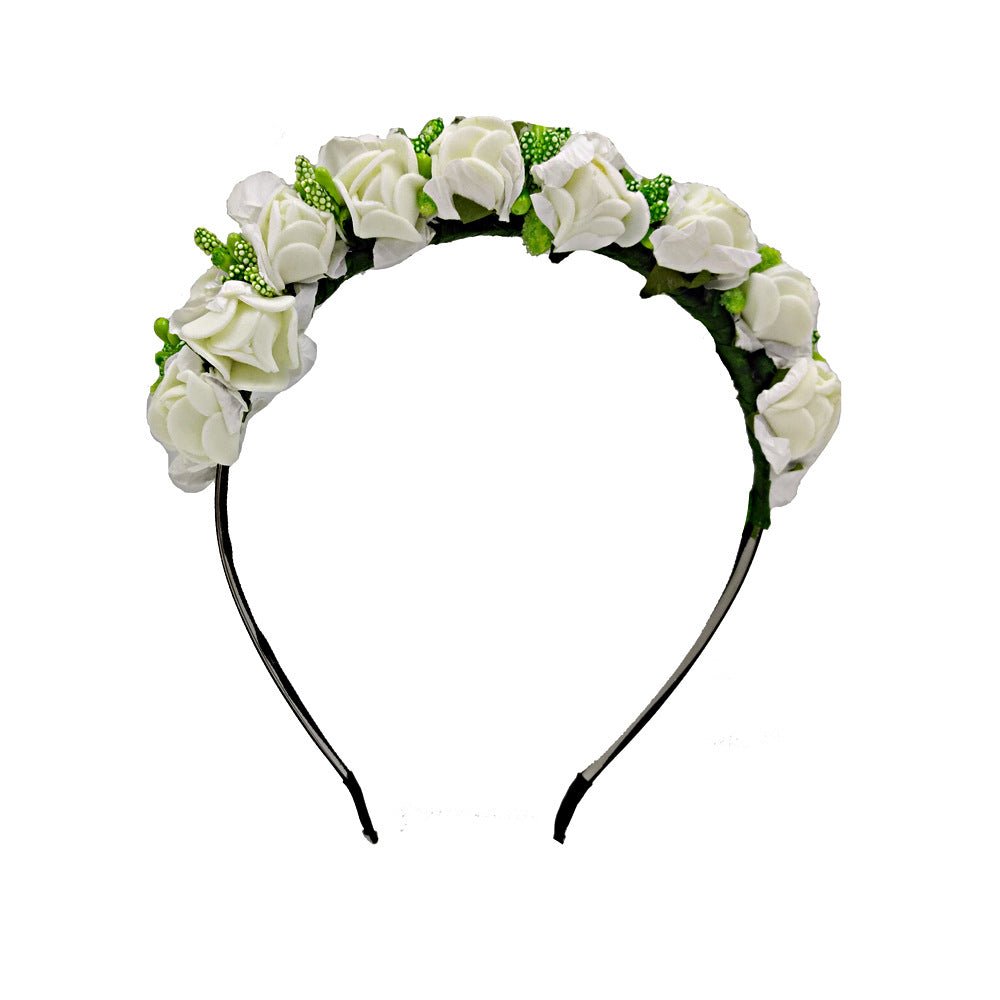Bridal Headband, Wreath, Headdress, Wedding Accessories, Headband - Krosscanada