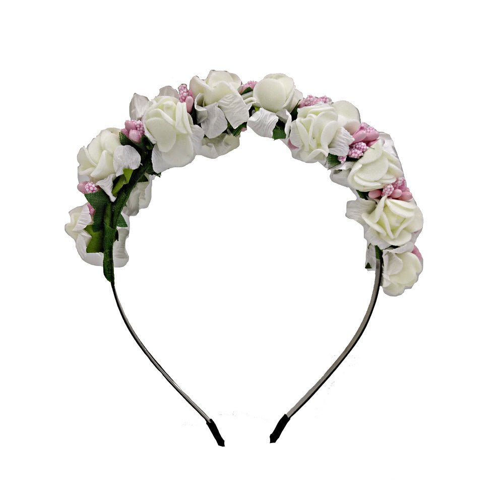 Bridal Headband, Wreath, Headdress, Wedding Accessories, Headband - Krosscanada