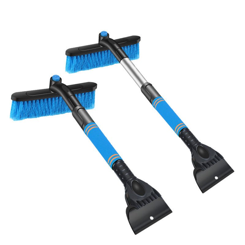 Car Cleaning Brush Ice Scraper Detachable Snow Shovel Brush Dust Remove Brush Auto Windshield Extendable Snow Brush Foam Handle - Krosscanada