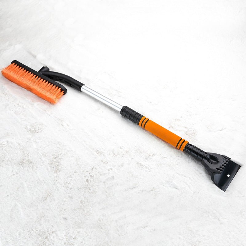 Car Cleaning Brush Ice Scraper Detachable Snow Shovel Brush Dust Remove Brush Auto Windshield Extendable Snow Brush Foam Handle - Krosscanada