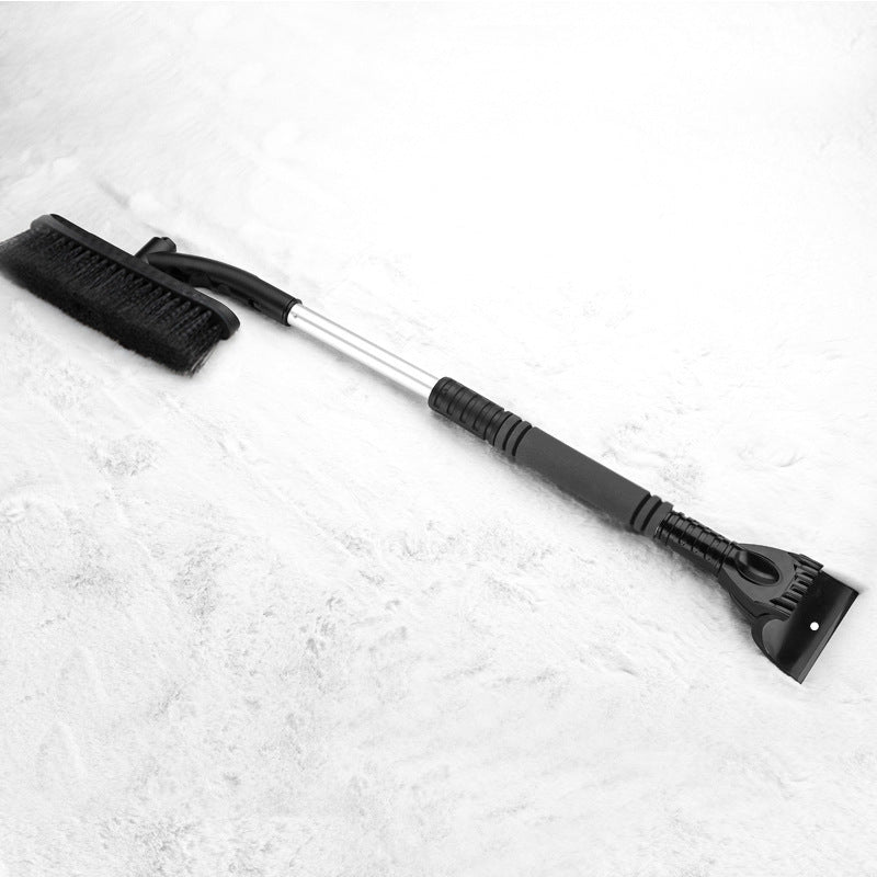 Car Cleaning Brush Ice Scraper Detachable Snow Shovel Brush Dust Remove Brush Auto Windshield Extendable Snow Brush Foam Handle - Krosscanada