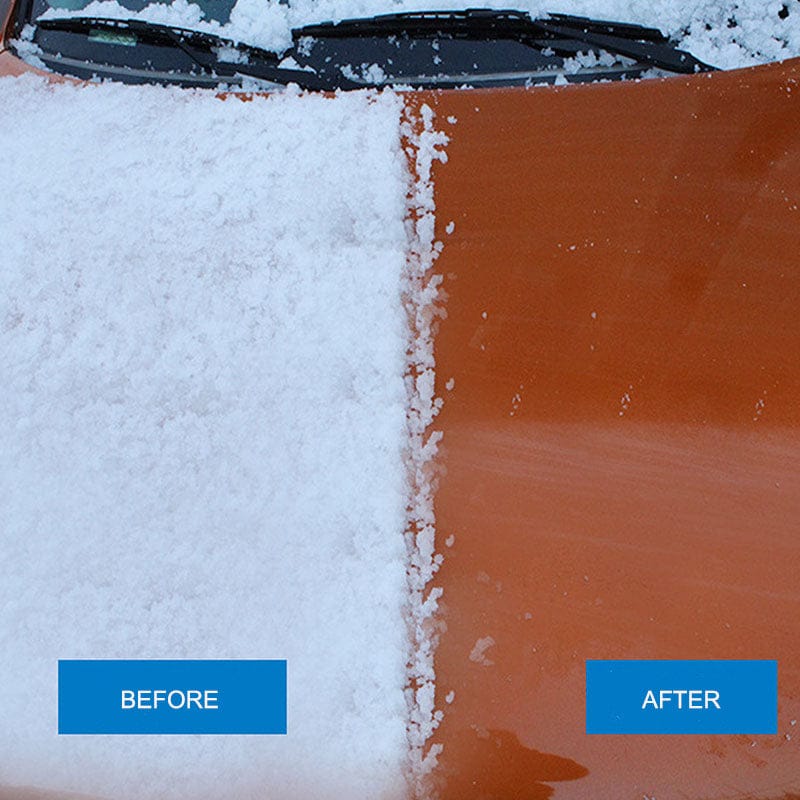 Car Windshield Snow Scraper Mitten With Durable Handle, Waterproof Snow Remover Glove With Warm Thick Soft Fleece - Krosscanada