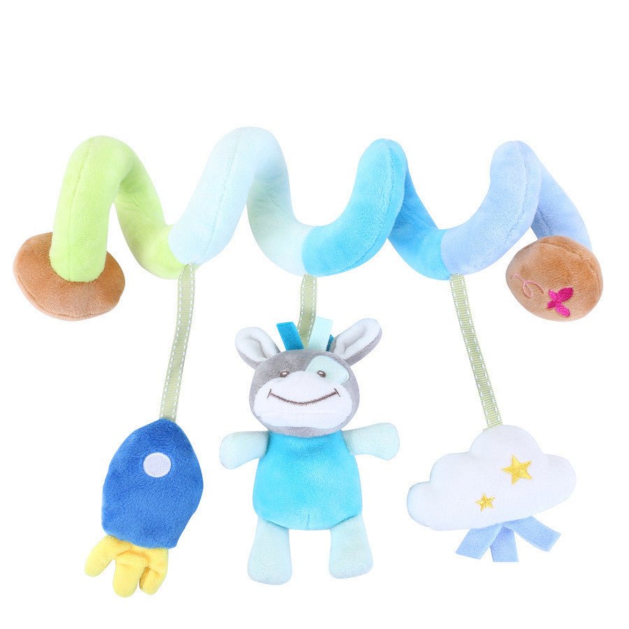 Cartoon Animal Crib With Bell Around Toy - Krosscanada