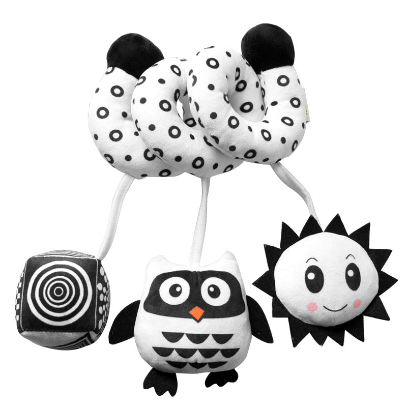 Cartoon Animal Crib With Bell Around Toy - Krosscanada