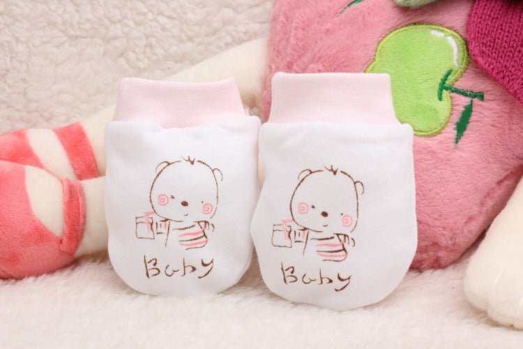 Cartoon Anti - scratch Face Gloves For Baby Products - Krosscanada