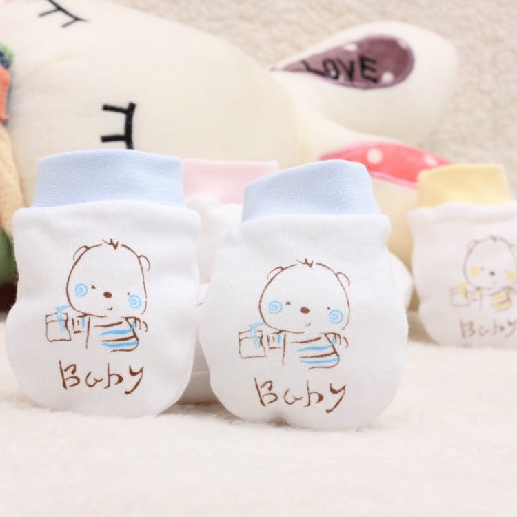 Cartoon Anti - scratch Face Gloves For Baby Products - Krosscanada