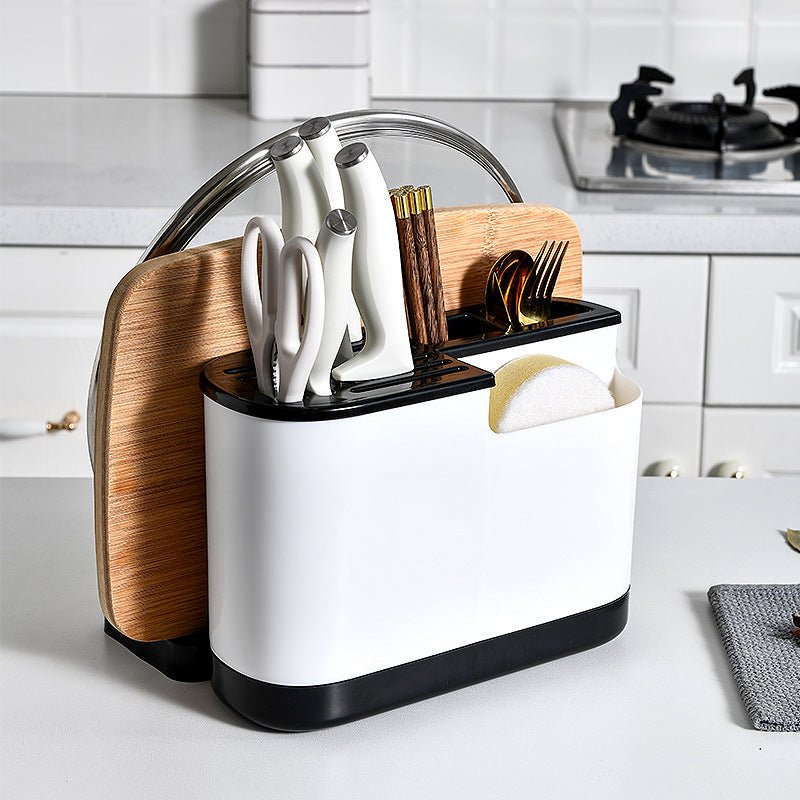 Chopsticks Cage Knife Rack Chopping Board Integrated Kitchen Supplies Storage Rack - Krosscanada