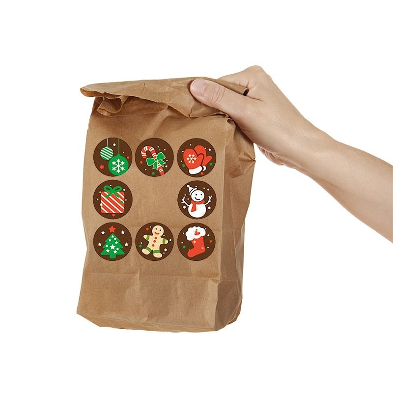 Christmas Day Decoration Gift Series Sticker Label - Krosscanada
