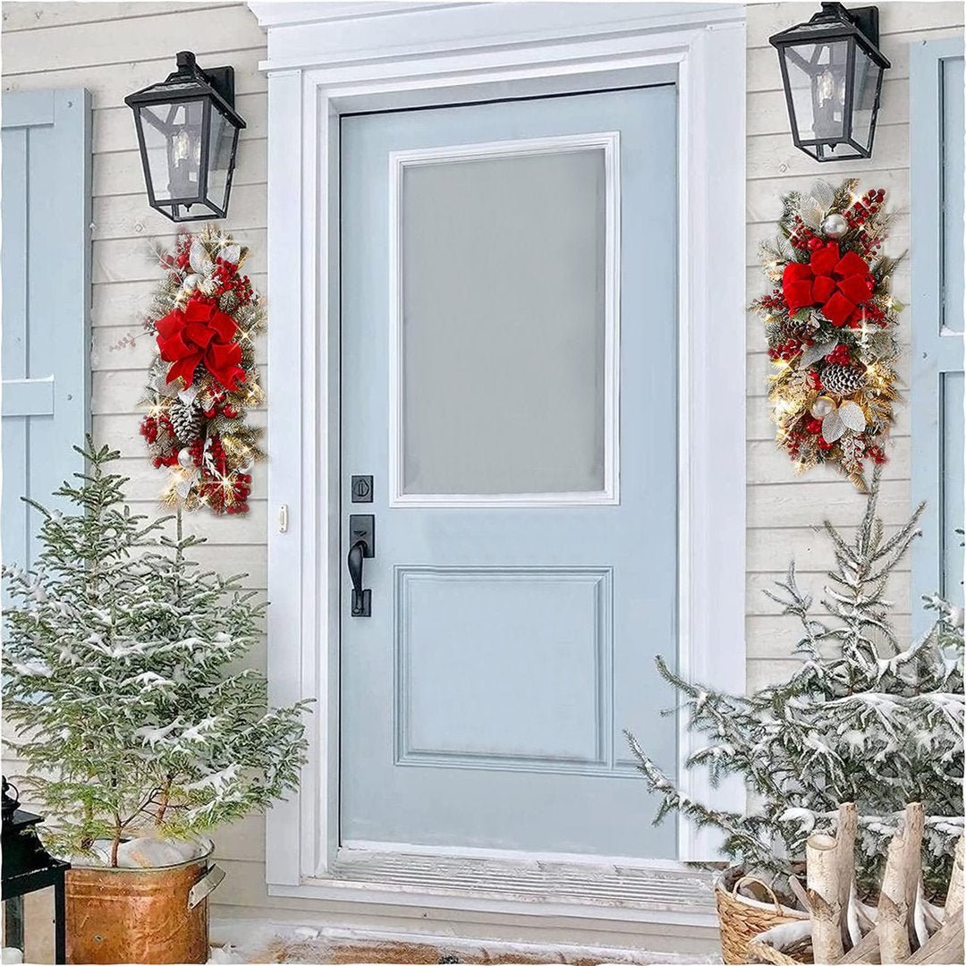 Christmas Day Door Curtain Home Decoration Hanger - Krosscanada