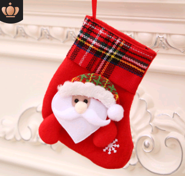 Christmas Decorations Santa Claus Socks Christmas Tree Pendant Christmas Socks Gift Bag Christmas Bag - Krosscanada