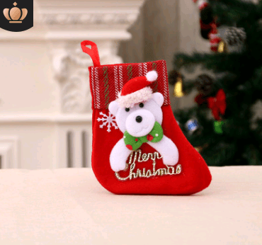 Christmas Decorations Santa Claus Socks Christmas Tree Pendant Christmas Socks Gift Bag Christmas Bag - Krosscanada