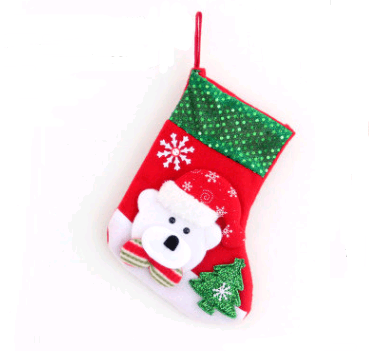 Christmas Decorations Santa Claus Socks Christmas Tree Pendant Christmas Socks Gift Bag Christmas Bag - Krosscanada