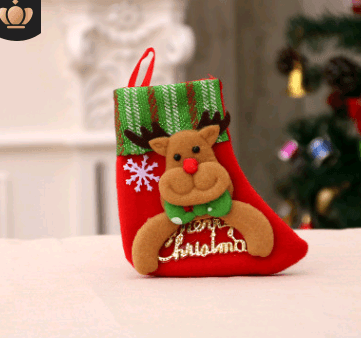 Christmas Decorations Santa Claus Socks Christmas Tree Pendant Christmas Socks Gift Bag Christmas Bag - Krosscanada