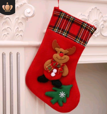 Christmas Decorations Santa Claus Socks Christmas Tree Pendant Christmas Socks Gift Bag Christmas Bag - Krosscanada