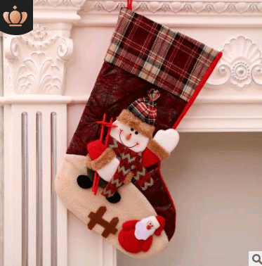 Christmas Decorations Santa Claus Socks Christmas Tree Pendant Christmas Socks Gift Bag Christmas Bag - Krosscanada